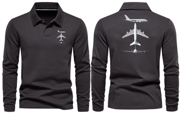 AIRBUS A380 LONG SLEEVE POLO